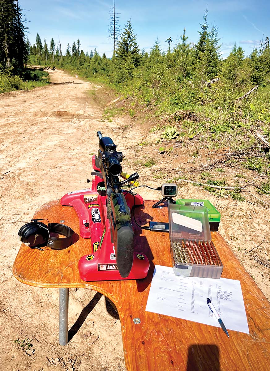 Shooting was conducted from a sturdy bench and a MTM Case-Gard K-Zone Shooting Rest. All velocities were established with a Garmin Xero C1 Pro chronograph.